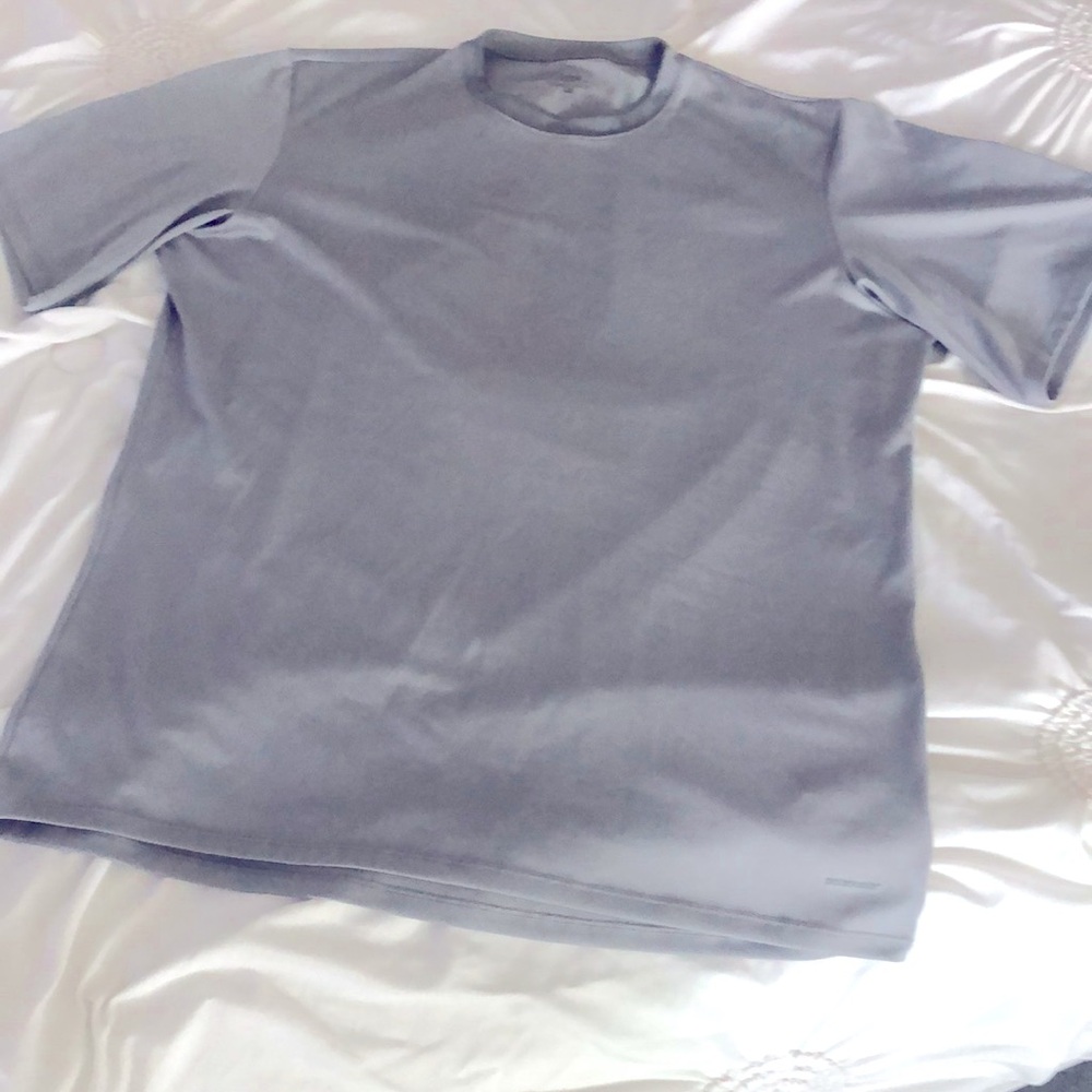 PATAGONIA GUN METAL GRAY DRI FIT TEE